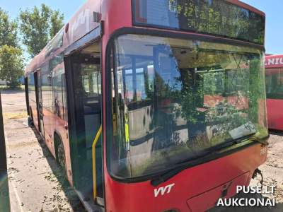 Volvo 7700 autobusas viešajame aukcione Vilniuje pradinė kaina 1994 EUR