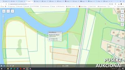 Žemės ūkio sklypo dalis Kauno r. sav., Užliedžių k. - 1/44 dalis, pradinė kaina 760 EUR