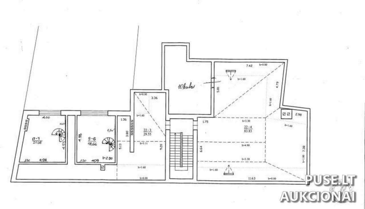 Neįrengta pastogė Patalpos/Butai J. Gruodžio g. 31, 44289 Kaunas, Lithuania 1