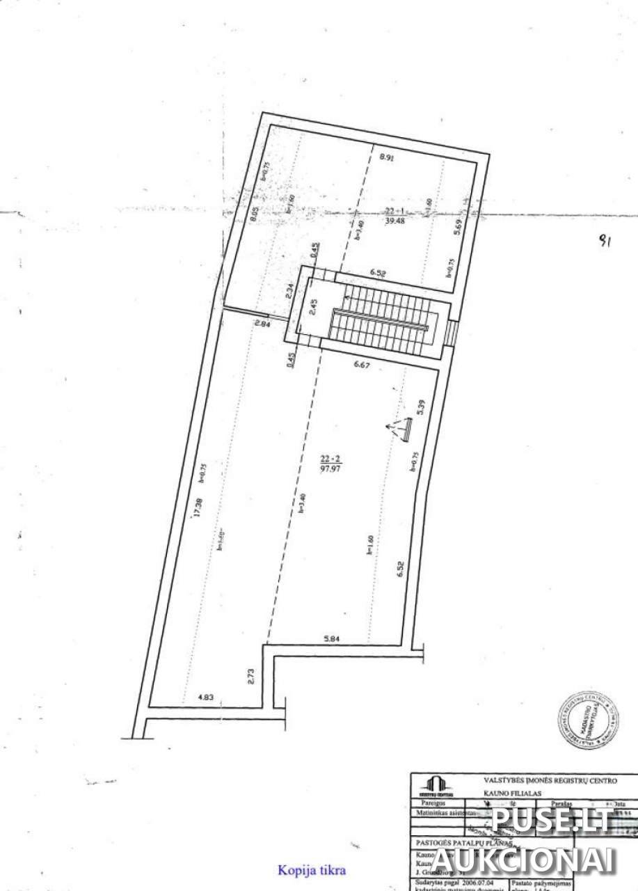 Neįrengta pastogė Patalpos/Butai J. Gruodžio g. 31, 44289 Kaunas, Lithuania 7