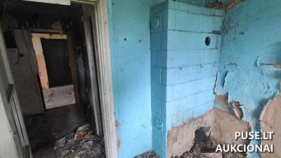 Pusės dalis 46 kv.m buto Joniškio rajone, Gaižaičiuose, pradinė kaina 360 EUR