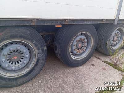 Puspriekabė KRONE SDP 27 aukcione su pradine 3000 EUR kaina Visagino savivaldybėje