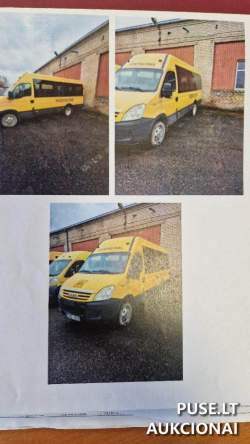 Autobusas  ne daugiau 5t. - Autobusas Iveco Daily 50C 15V, valstybinis Nr. ENS 809