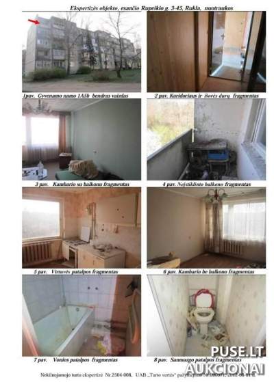 Patalpos/Butas Jonavos rajone, Rukloje, Rupeikio g. 3, su 12600 EUR pradine kaina