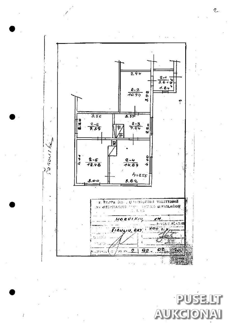 Gyvenamoji patalpa Patalpos/Butai Miško g. 47, 76220 Noreikiai, Lithuania 1