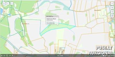 Žemės sklypas Ukmergės rajone, Svietiškio vietovėje, pradinė kaina 6672 EUR