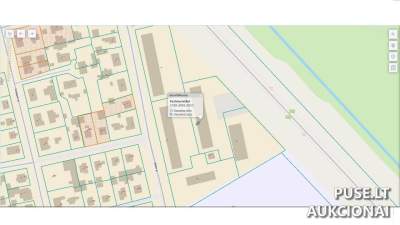 1 Kambario Butas Radviliškyje Stiklo g. 8, 20.10 kv.m bendro ploto, pradinė kaina 2386 EUR