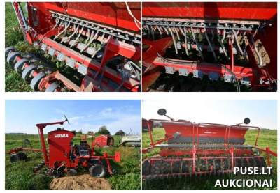 Prikabinama sėjamoji Unia Amber 1200/4, 2019 m. gamybos, pradinė kaina 15760 EUR