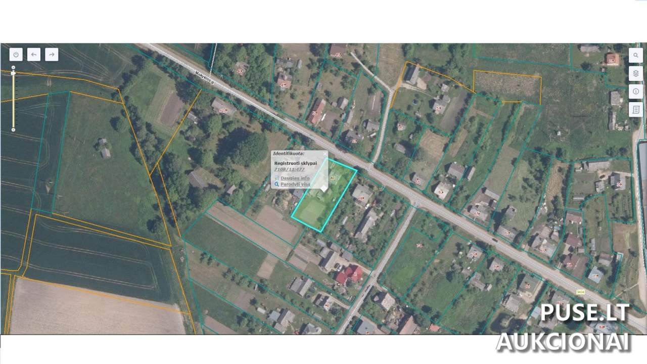 Žemės sklypas Sklypai Mokyklos gatvė 66, Baisogala, 82323 Radviliškio r. sav., Lithuania 1