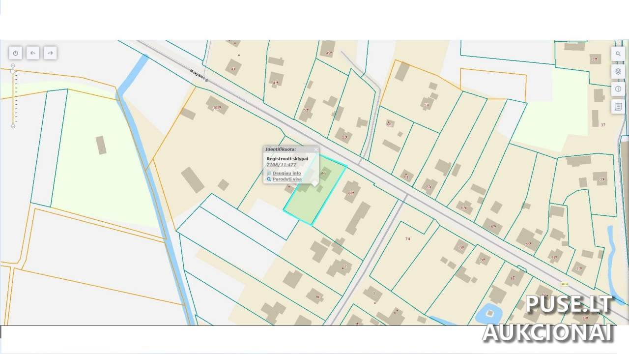 Žemės sklypas Sklypai Mokyklos gatvė 66, Baisogala, 82323 Radviliškio r. sav., Lithuania 2