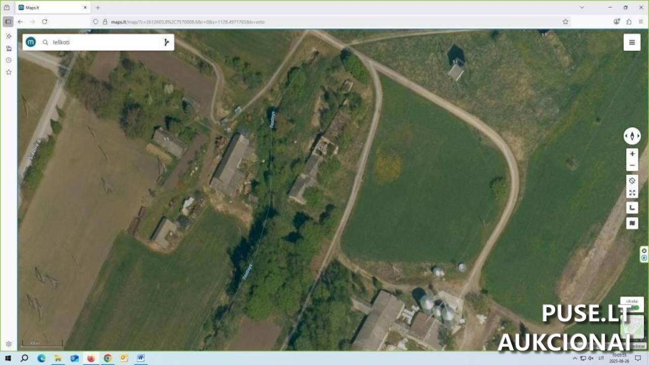 Žemės sklypas Sklypai Dapkūnų g., Meškuičiai, Šiaulių r. sav., Lithuania 1