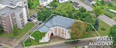 Nuomojamos administracinės patalpos Anykščiuose, Kęstučio g. 17, 349.14 kv. m, pradinė kaina 0 EUR