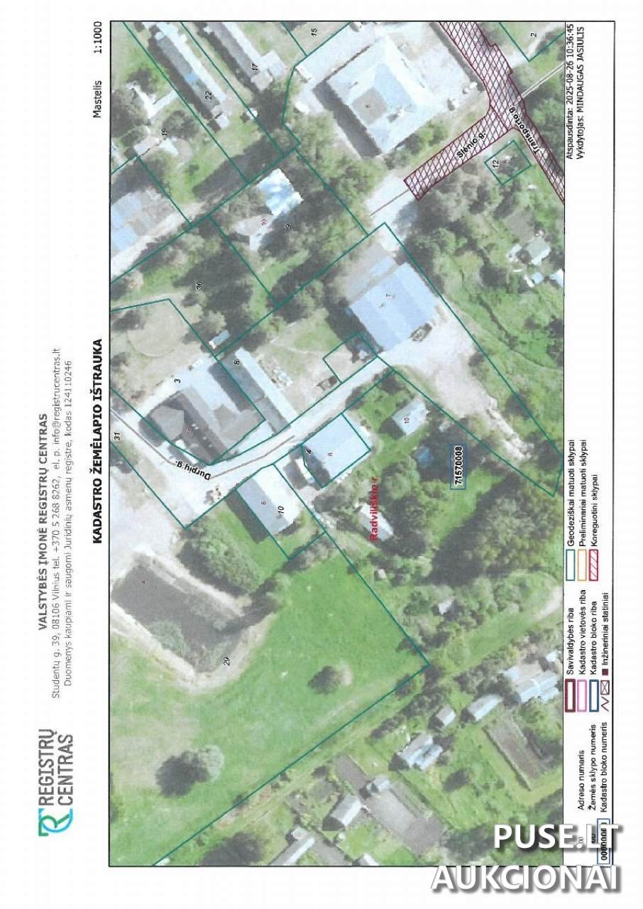 Žemės sklypas Sklypai Durpių g. 8, 82115 Radviliškis, Lithuania 1
