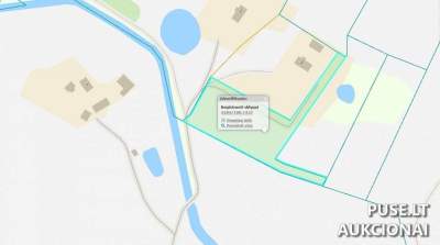 Žemės ūkio paskirties sklypas Vilniaus r. sav., Padvarių k., 0.5 ha, pradinė kaina 2460 EUR