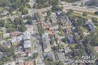 Ūkio pastatas Vilniuje Vytauto g. 55, parduodama 8934/10000 dalis, pradinė kaina 120000 EUR