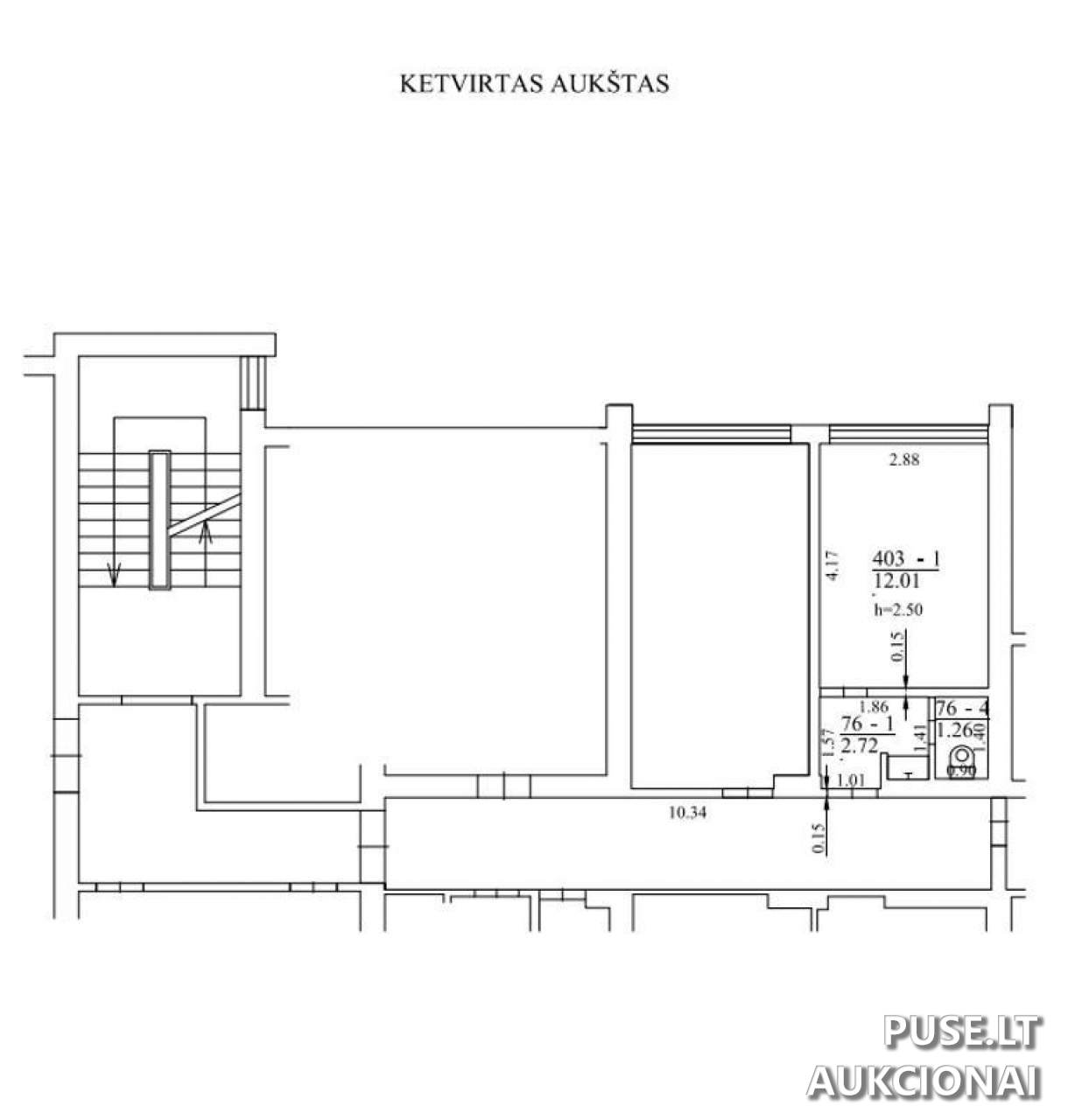 Butas Patalpos/Butai Gumbinės g. 112, 77185 Šiauliai, Lithuania 1