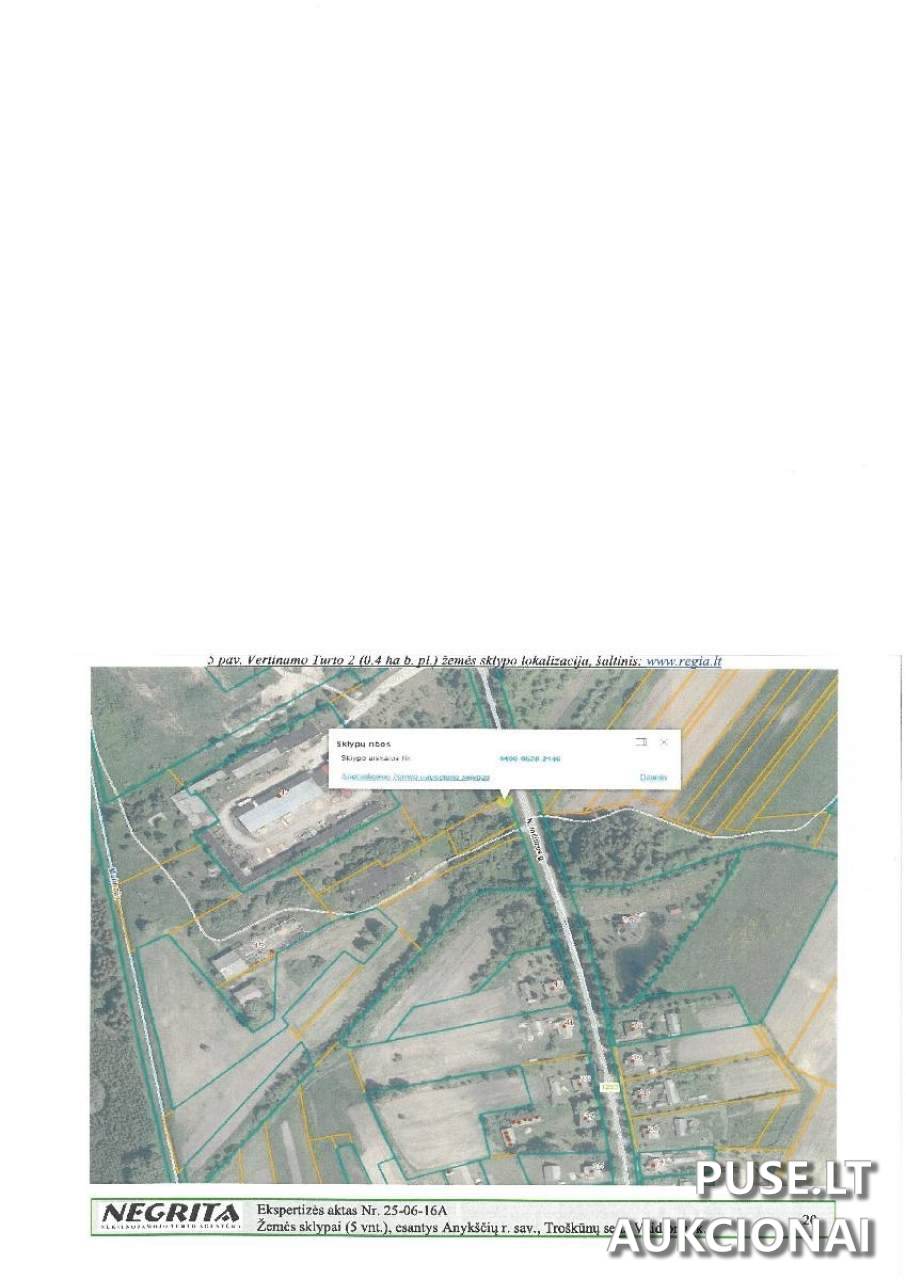 Žemės sklypas Sklypai Vaidlonys, Anykščiai District Municipality, Lithuania 2