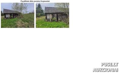 Parduodamas gyvenamasis namas Zarasų rajone, Raudinės kaime, pradinė kaina 3780 EUR