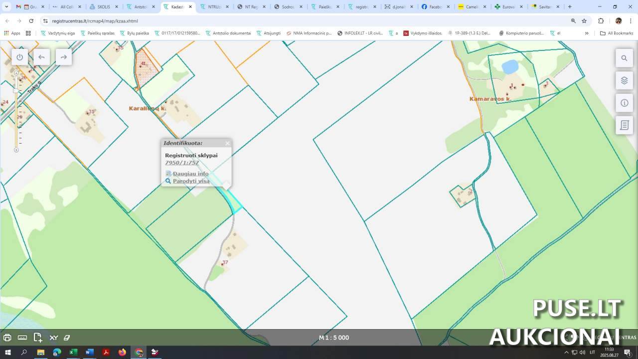 Žemės sklypas Sklypai Trakai District Municipality, Lithuania 2