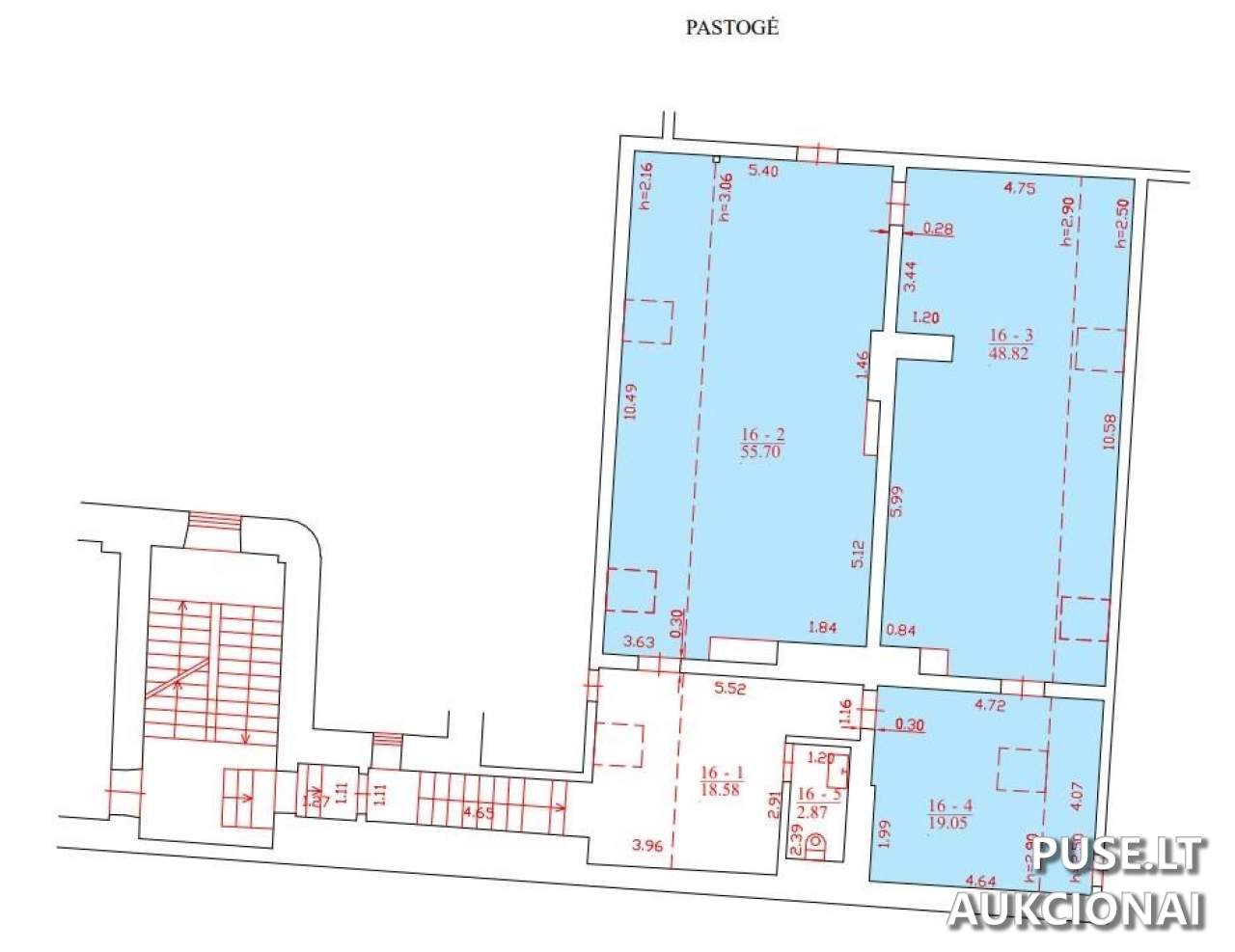 Nuomojamas turtas: Administracinės patalpos Patalpos/Butai Vilniaus g. 27, 01402 Vilnius, Lithuania 1