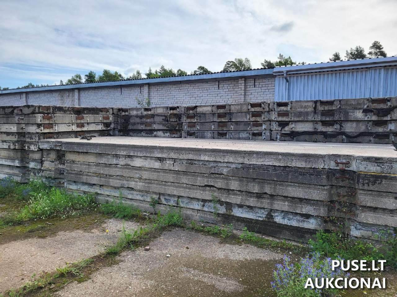 Gelžbetoninės plokštės, 186 vnt Statybinės medžiagos 2