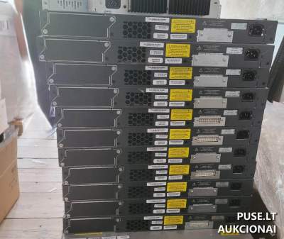 13 vnt. Cisco WS-C2960X-24PD-L komutavimo įrenginių aukcionas Vilniuje nuo 300 EUR