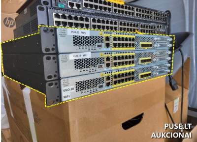 3 vnt Cisco Firepower FPR-2120 ugniasienės parduodamos Vilniuje nuo 60 EUR - Tinklo įranga aukcionas