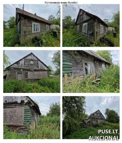 Žemės sklypo 1/4 dalies pardavimas Jurbarko rajone, Alsos g. 15, pradinė kaina 960 EUR