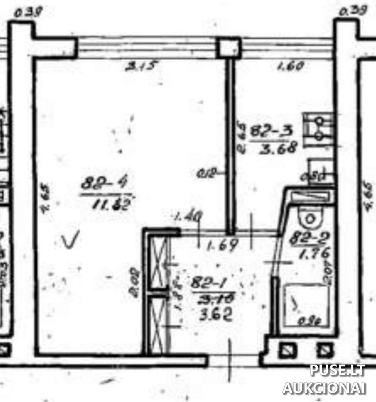 Butas Patalpos/Butai Kauno g. 39A, Klaipėda, 91169 Klaipėdos m. sav., Lithuania 5