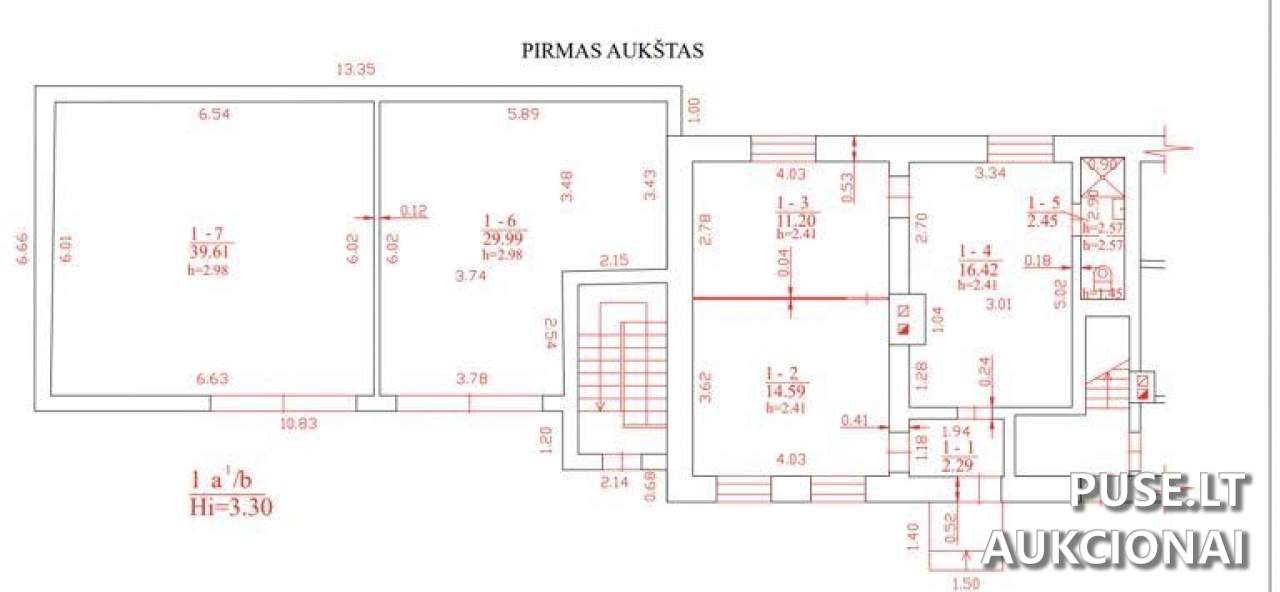 Administracinės patalpos Patalpos/Butai Ugniagesių g. 12, Kalvarija, 69206 Kalvarijos sav., Lithuania 3