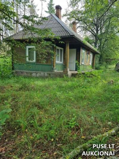 Gyvenamasis namas su ūkiniais pastatais Švenčionių rajone, Purviniškių k., kaina nuo 177000 EUR