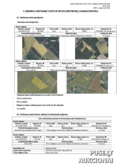 Žemės ūkio paskirties žemės sklypas Joniškio r. Cigoniškių kaime 9.4035 ha 92000 EUR