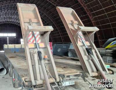 Platformos priekaba BLUMHARDT 1980 m. pradinė kaina 5950 EUR - Nemokumo administratoriaus varžytynės