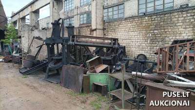 Juodojo metalo laužas (apie 50 tonų) Marijampolėje, pradinė kaina 12500 EUR - VĮ "Mūsų amatai" aukcionas