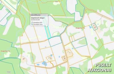 Žemės ūkio sklypas Šilalės r. Degučių I kave už 425 EUR, 1/4 dalis