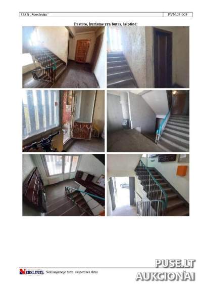 1/5 dalis buto Viršuliškių g. 20, Vilnius, 63 kv. m, 14280 EUR pradinė kaina