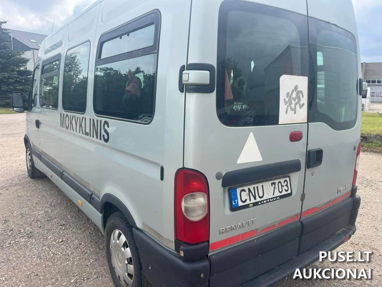 M2-CW klasės autobusas RENAULT MASTER Keleivinis automobilis 4