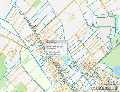 Žemės ūkio paskirties žemės sklypas Anykščių r. Vaidlonių k. 0.28 ha, pradinė kaina 856 EUR