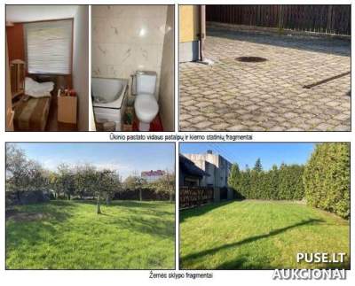 Gyvenamasis namas Kauno rajone, Domeikavoje, Sodų g. 16A, pradinė kaina 291200 EUR, parduodamas antstolio aukcione