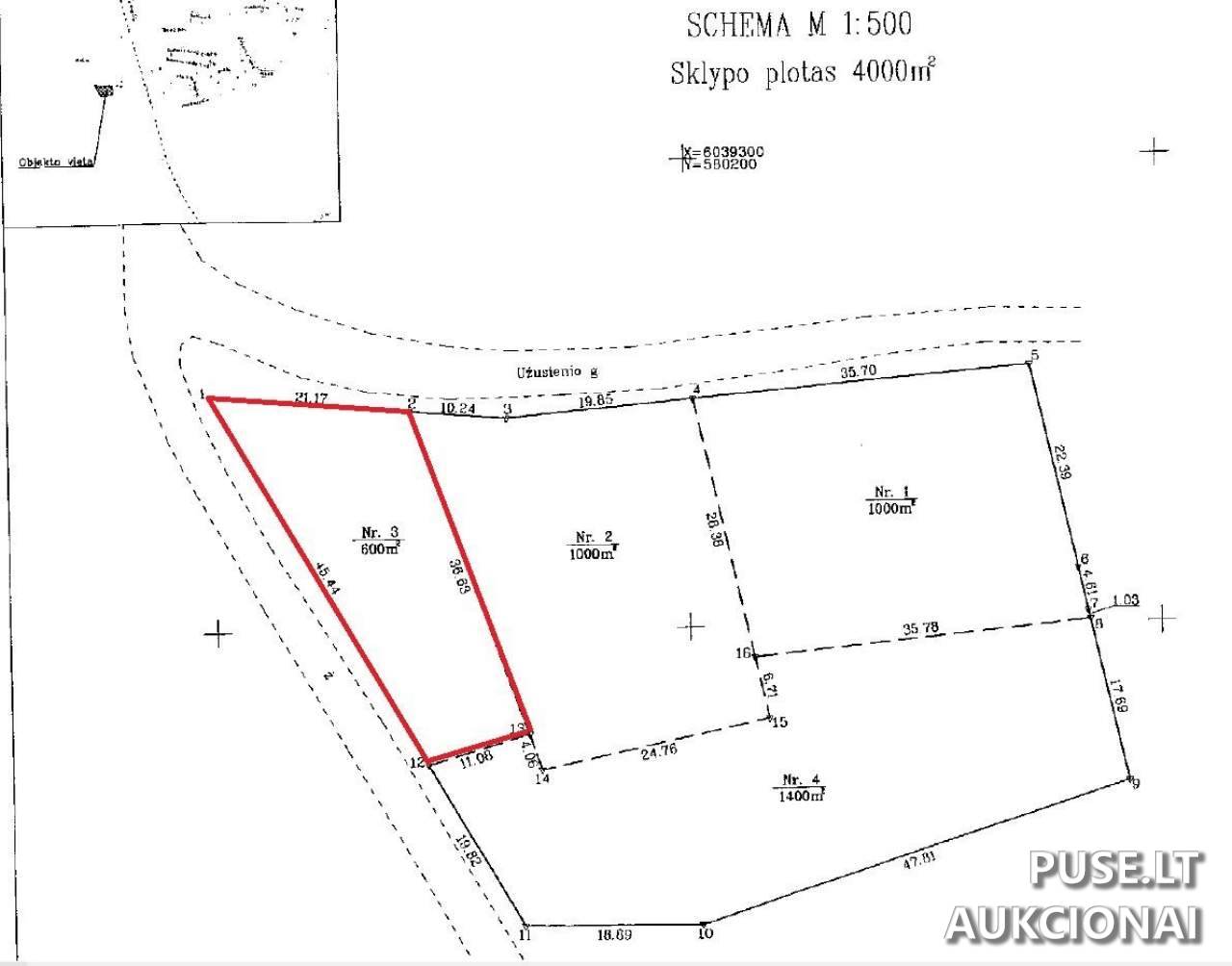 Žemės sklypas Sklypai Taikos gatvė 12, 13226 Terešiškės, Lithuania 1