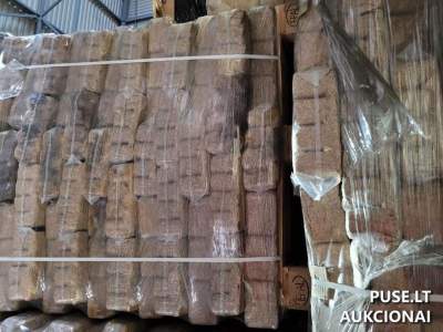 Briketai iš linų sėmenų 21248 kg parduodami aukcione Vilniuje nuo 1543 EUR