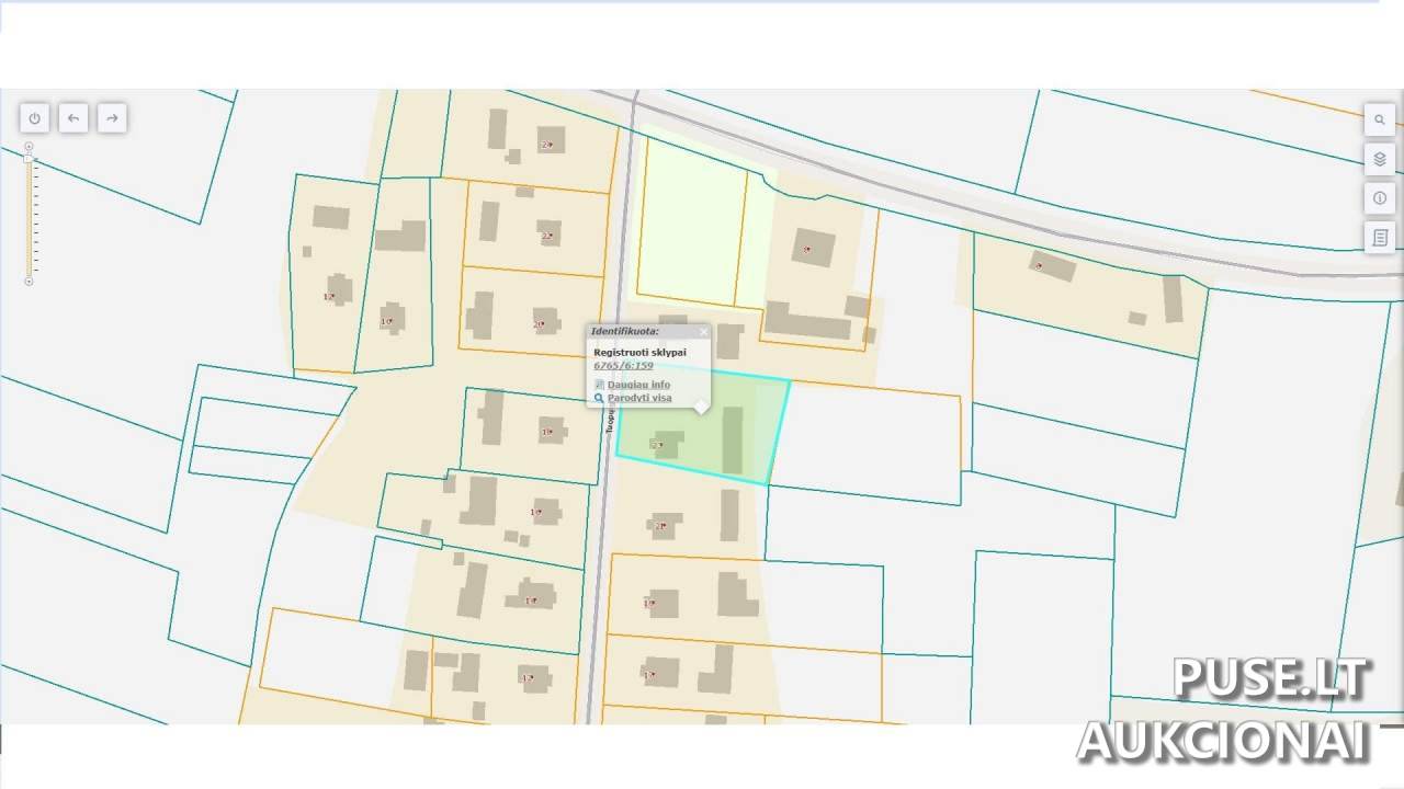 Žemės sklypas Sklypai Tuopų gatvė 23, 39294 Saboniai, Lithuania 2