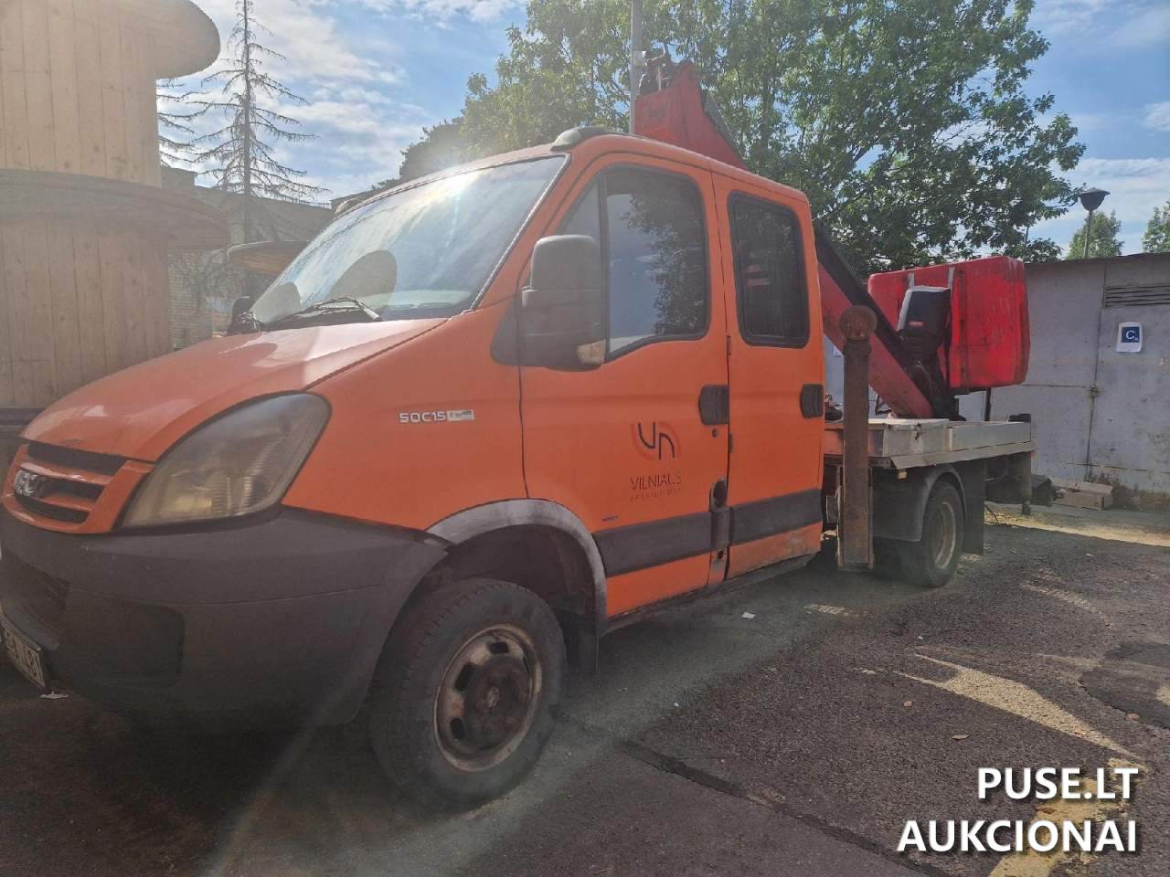 Autobokštelis Iveco 50C15D Krovininis automobilis nuo 3,5t. iki 12t. 2