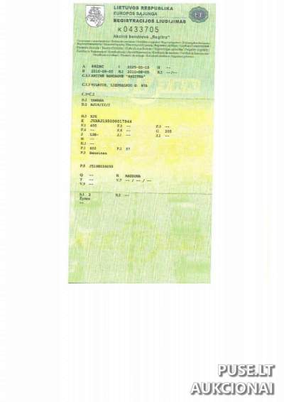 Parduodamas Yamaha XJ6 motociklas 2010 m. su 7818 km rida už 1890 EUR