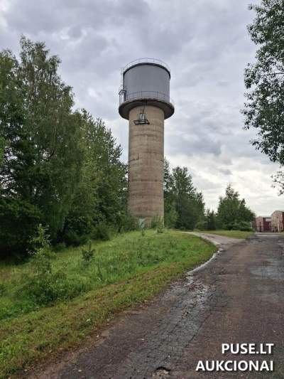 Vandentiekio bokštas Švenčionių rajone pradinė kaina 29500 EUR - Unikalus statinys aukcione