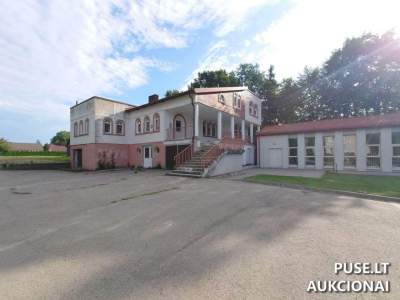 Administracinis pastatas su 319.46 kv. m. Šakių r., Girėnų k., Muziejaus g. 2, pradinė kaina 44006 EUR