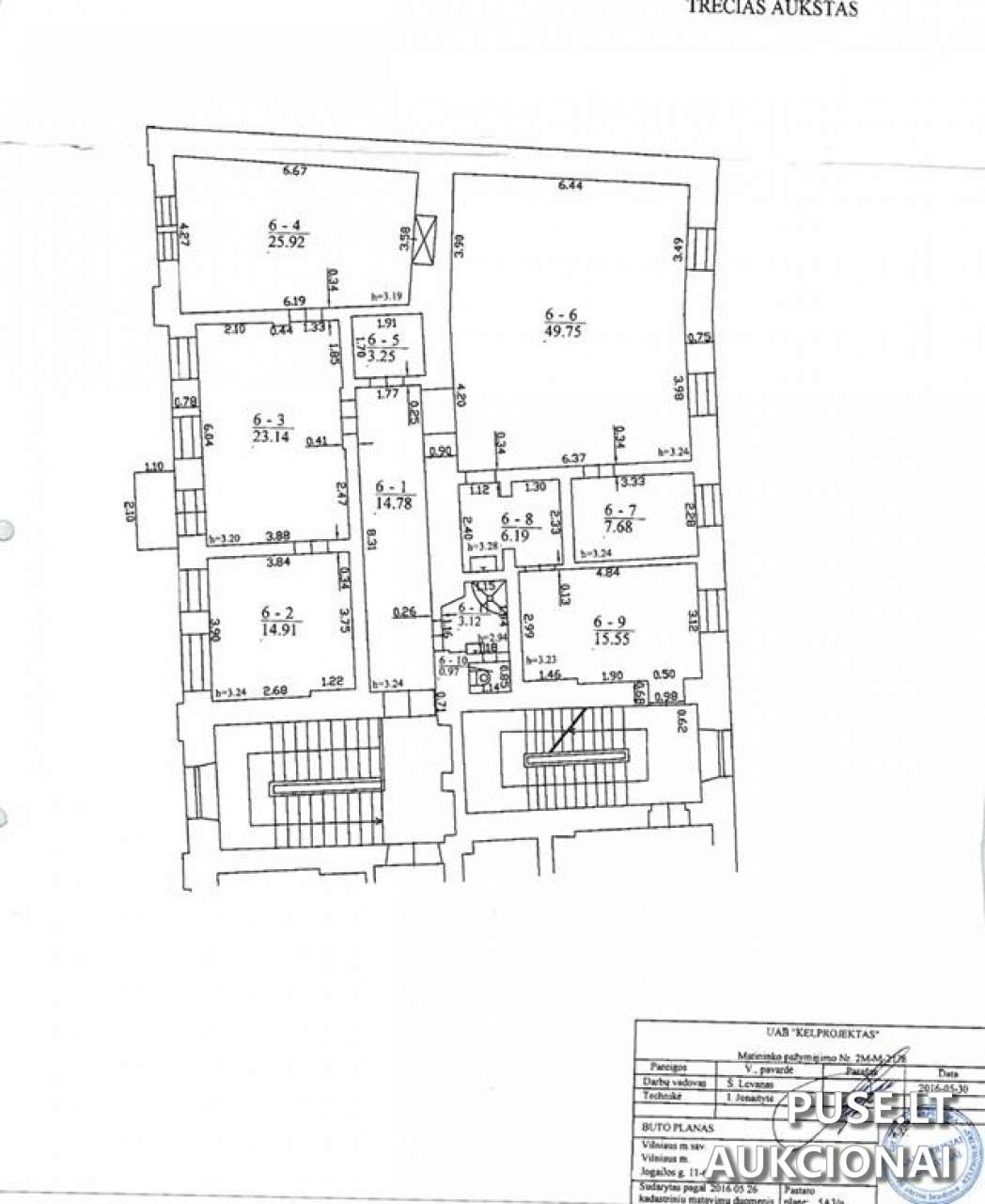 Nuomojamas turtas: Negyvenamosios patalpos Patalpos/Butai Jogailos g. 11, 01116 Vilnius, Lithuania 2