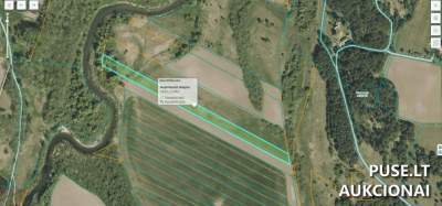1.02 ha žemės ūkio paskirties sklypas Kretingos rajone, Gintarų kaimas, pradinė kaina 293 EUR