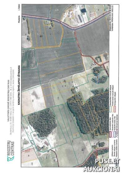Žemės ūkio paskirties 2.92 ha sklypas Tauragės rajone, Paklevio kaime aukcione nuo 8960 EUR