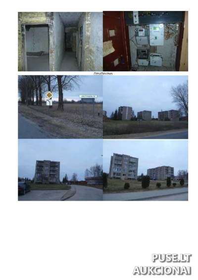 3 kambarių butas Ignalinos r. Didžiasalio km., Dumblio g. 10, 1552 EUR pradinė kaina